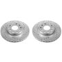 PowerStop EBR1289XPR PowerStop Evolution Performance Drilled, Slotted & Plated Brake Rotor Pair