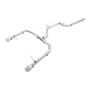 AWE Tuning 3020-22034 18-21 Volkswagen Jetta GLI Mk7 Track Edition Exhaust - Chrome Silver Tips (Fits OEM DP)