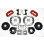 Wilwood 140-9213-R Narrow Superlite 4R Rear P-Brk Kit 12.88in Red Chevy 12 Bolt w/ C-Clips