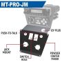 Rugged Radios MT-PRO-SPOD-T Polaris RZR PRO XP/Turbo R/PRO R Dash Mount Radio and Intercom - SPOD Touchscreen