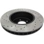 Stoptech 127.34071L 08-09 BMW 535 Series / 04-09 545i/550i/645Ci/650i Slotted & Drilled Left Front Rotor