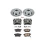 PowerStop KCOE3127 OE Stock Replacement Low-Dust Ceramic Brake Pad, Rotor and Caliper Kit