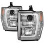 SPYDER 5086211 Projector Headlights - Version 2 - Switch Back Light Bar - Chrome