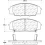 Stoptech 305.08290 Street Select Brake Pads - Front