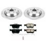 PowerStop KOE7144 OE Stock Replacement Low-Dust Ceramic Brake Pad and Rotor Kit