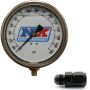 Nitrous Express 15543 Nitrous Pressure Gauge 4 inch-high accuracy 8AN