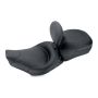 Mustang Motorcycle 79102 Mustang 97-07 Harley Rd King,06-07 Str Glide,00-05 Eagle Solo Seat w /DBR Black Pearls - Black