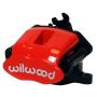 Wilwood 120-9808-RD Caliper-Combination Parking Brake-R/H-Red 34mm piston .81in Disc