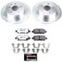 PowerStop K7864-26 Z26 Street Performance Ceramic Brake Pad and Drilled & Slotted Rotor Kit