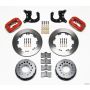 Wilwood 140-5746-R Forged Dynalite P/S Rear Kit Red Chevy 12 Bolt-Spec 3.15in Brng