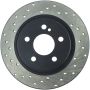 Stoptech 128.35112R Drilled Sport Brake Rotor
