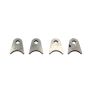 MEZIERE MEZCT10512C 4130 Moly Chassis Tab - Flat - 3/8 Hole (4pk)