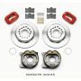 Wilwood 140-9315-R Forged Dynalite P/S Park Brake Kit Red 12 Bolt 2.75in offset Staggered Shock