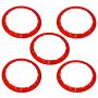 Ford Racing M-1021K-BLR 2021-2025 Bronco Beadlock Trim Ring Kit-Red