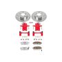 PowerStop KC1168-26 Z26 Street Performance Ceramic Brake Pad, Drilled Slotted Rotor, and Caliper Kit