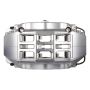 Stoptech 83.857.6700.61 BBK 5/93-98 Supra / 92-00 Lexus SC300/SC400 Front Silver ST-60 Calipers 355x32 Slotted Roto