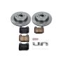 PowerStop KOE5303 OE Stock Replacement Low-Dust Ceramic Brake Pad and Rotor Kit