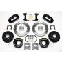 Wilwood 140-9217 Narrow Superlite 4R Rear P-Brk Kit 12.88in Big Ford Old Style 2.36in Offset