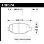 Hawk Performance HB674F.664 HPS Disc Brake Pad