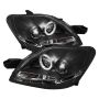 SPYDER 5038944 Projector Headlights - LED Halo - DRL - Black