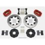 Wilwood 140-6163-DR Forged Dynalite Front Hat Kit 12.19in Drilled Red 94-01 Honda/Acura w/262mm Disc