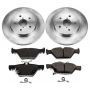 PowerStop KOE7039 OE Stock Replacement Low-Dust Ceramic Brake Pad and Rotor Kit