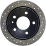 Stoptech 128.34016L Drilled Sport Brake Rotor