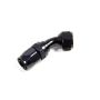 FRAGOLA FRG224511-BL Hose Fitting #10 45 Deg. to #12 Hose Black