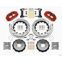 Wilwood 140-12875-DR Narrow Superlite 6R Front Hat Kit 14.00in Drilled Red 1999-2012 Subaru WRX w/Lines