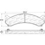 Stoptech 308.07840 Street Brake Pads