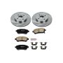 PowerStop KOE6344 OE Stock Replacement Low-Dust Ceramic Brake Pad and Rotor Kit