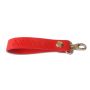 Akrapovic Leather Loop Keychain - red