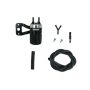 Moroso 85721 H-D Twin Cam (w/Ss Teardrop Air Cleaner) Air Oil Separator - Black & Polished