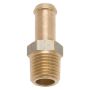 Edelbrock Fitting 1/4-18 NPT X 3/8In Single Barb Brass