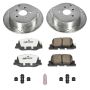 PowerStop K2318-26 Z26 Street Performance Ceramic Brake Pad and Drilled & Slotted Rotor Kit