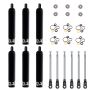 QA1 6Q5RLD-DRY-6PK 16.25 Eye-B/Eye-B V-None Dry LD Piston Shock Large Aluminum Coilover 11.38 - 6 Pack
