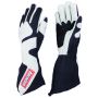 Racequip 358602 SFI-5 Gray/Black Small Long Angle Cut Glove