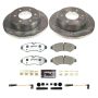 PowerStop K8656-36 Z36 Truck and SUV Carbon-Fiber Ceramic Brake Pad and Drilled & Slotted Rotor Kit