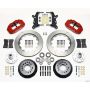 Wilwood 140-13655-R Narrow Superlite 6R Front Hub Kit 14.00in Red 60-68 Ford / Mercury Full Size / Galaxie