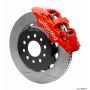 Wilwood 140-15892-R AERO6 Front Hat Kit 14.00 Red 2018-Up Jeep JL w/Lines