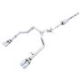 AWE Tuning 3015-42201 4th Gen GM 1500 5.3L 0FG Catback Split Rear Exit (w/ Bumper Cutouts) - Quad Chrome Tips
