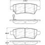 Stoptech 308.11010 Street Brake Pads