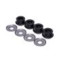 Energy Suspension Harley Davidson Softail/Sportster Stock Soft Handlebar Bushing Set - Black