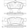 Stoptech 308.16290 Street Brake Pads - Front