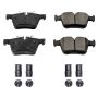 PowerStop 17-1795 PowerStop - Z17 Low-Dust Ceramic Brake Pads with Hardware
