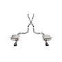 CORSA Performance 21196BLK Corsa 2021-2024 Dodge Durango SRT Hellcat Cat-Back 2.75in Dual Rear Exit Xtreme 4.5in Black PVDTips
