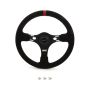 GRANT GRT1081 13in Red Stripe Race Steering Wheel Suede