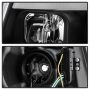 SPYDER 5085795 Light Bar Projector Headlights - Black