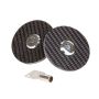 NRG Hood Lock w/Key - Black Carbon Fiber Overlay