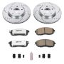 PowerStop K5217-26 Z26 Street Performance Ceramic Brake Pad and Drilled & Slotted Rotor Kit